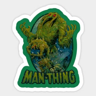 The Man Thing 1974 Vintage Sticker